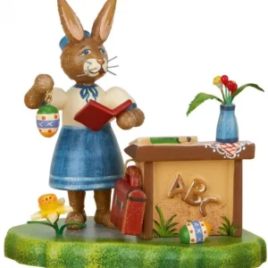 Hubrig, figurines pour enfant Lapin De Paques En Bois Institutrice