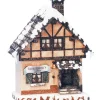 Hubrig, figurines pour enfant Maison Eclairee Pour Village De Noël Miniature Winterkinder, La Boutique De Tante Emma