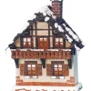 Hubrig, figurines pour enfant Maison Eclairee Pour Village De Noël Miniature Winterkinder, Maison Avec Balcon