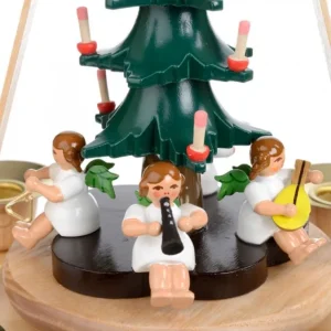 Richard Glasser, Pyramides de Noël allemandes Manège De Noël, Anges Musiciens Autour Du Sapin