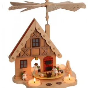 Richard Glasser, Pyramides de Noël allemandes Manège De Noël Enfant Anges Patissiers