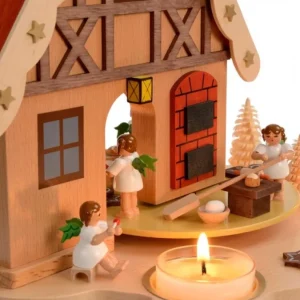 Richard Glasser, Pyramides de Noël allemandes Manège De Noël Enfant Anges Patissiers