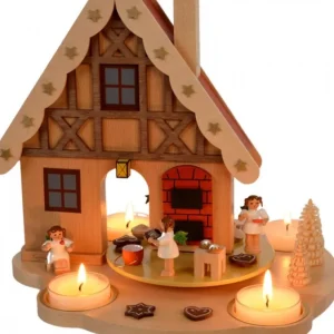 Richard Glasser, Pyramides de Noël allemandes Manège De Noël Enfant Anges Patissiers
