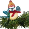 Hubrig, figurines pour enfant Oiseau Décoratif A Clipser Sur Branche, Mesange