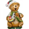 Hubrig, figurines pour enfant Ourson Brule-Encens Avec Cheval De Bois Et Toupie