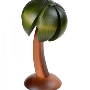 Köhler, Père Noël en bois Palmier En Bois Décoratif Pour Crèche De Noël, 22 Cm