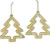Riffelmacher et Weinberger Pendentifs Sapin De Noël, Paillettes Dorees (Par 2)