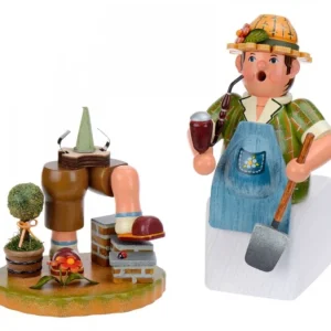 Hubrig, figurines pour enfant Personnage Brule-Encens Jardinier