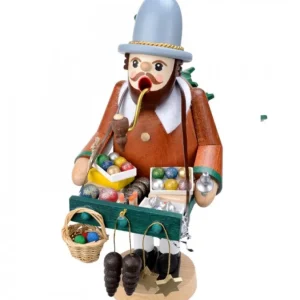 Richard Glasser, Pyramides de Noël allemandes Personnage Brule-Encens Vendeur De Déco De Noël