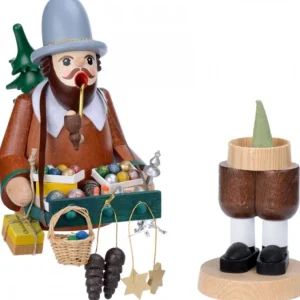 Richard Glasser, Pyramides de Noël allemandes Personnage Brule-Encens Vendeur De Déco De Noël