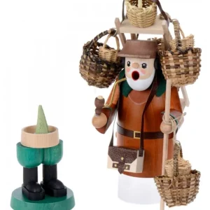 Richard Glasser, Pyramides de Noël allemandes Personnage Brule-Encens Vendeur De Paniers