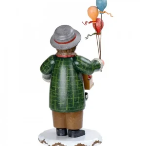 Hubrig, figurines pour enfant Personnage Porte Encens Vendeur De Ballons