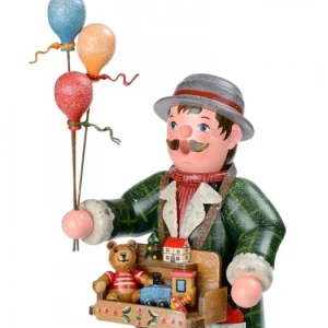 Hubrig, figurines pour enfant Personnage Porte Encens Vendeur De Ballons