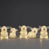 Konstsmide, guirlandes lumineuses de Noël Petits Cochons Lumineux En Acrylique Led 12,5 Cm, Lot De 5
