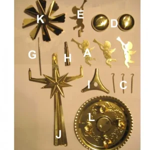 Angel Chimes, carillon des anges Pièces De Rechanges Pour Carillon Argent