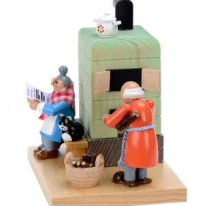 Richard Glasser, Pyramides de Noël allemandes Poele Brule-Encens Grand-Père Et Grand-Mere