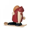 Köhler, Père Noël en bois Père Noël Rouge Sur Snowboard