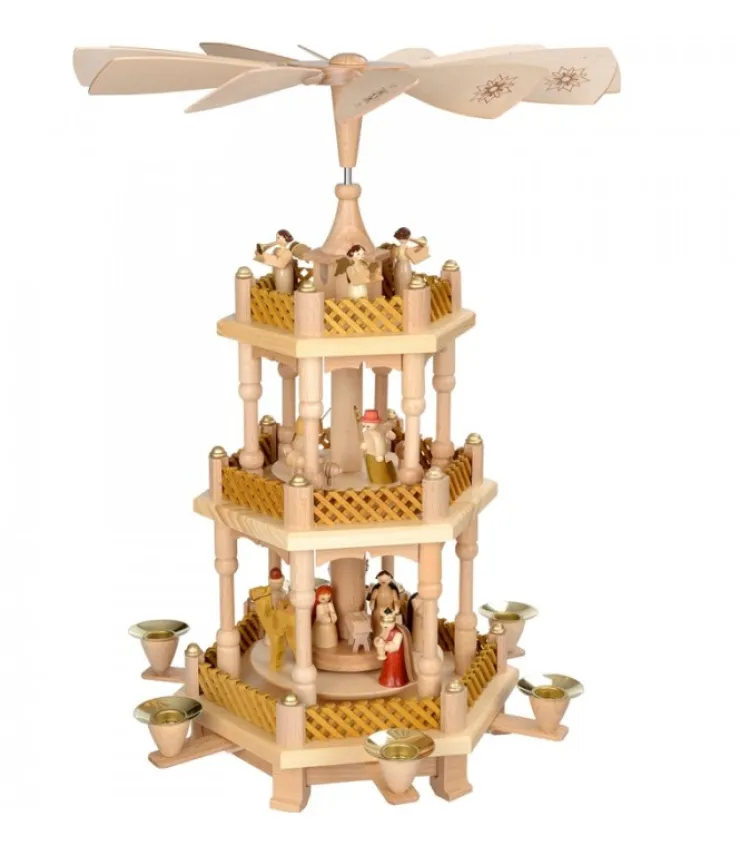 pyramide_dallemagne_avec__etages_1.webp Richard Glasser, Pyramides de Noël allemandes Pyramide D'Allemagne Avec 2 Etages