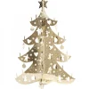 Pluto Produkter, déco de Noël Scandinave Sapin De Noël Design, Metal Dore, 19 Cm