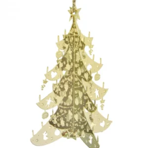 Pluto Produkter, déco de Noël Scandinave Sapin De Noël Dore A Suspendre