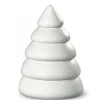 Köhler, Père Noël en bois Sapin Design Blanc, 9,5 Cm