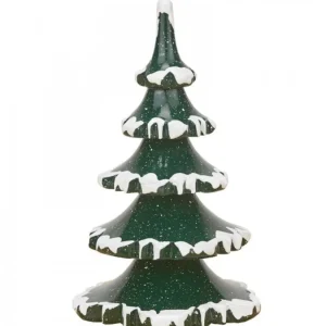 Hubrig, figurines pour enfant Village De Noël Miniature, 2 Sapins 11 Cm