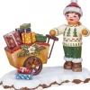 Hubrig, figurines pour enfant Village De Noël Miniature, Cadeaux Dans Poussette