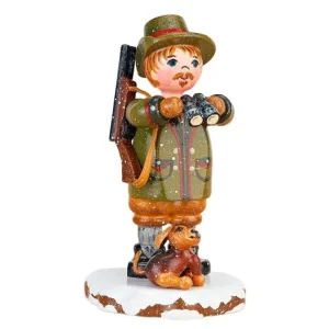 Hubrig, figurines pour enfant Village De Noël Miniature, Chasseur