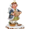 Hubrig, figurines pour enfant Village De Noël Miniature, Figurine Ange Et Gateau