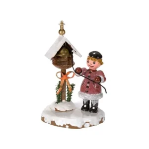 Hubrig, figurines pour enfant Village De Noël Miniature, Fillette Et Clochette