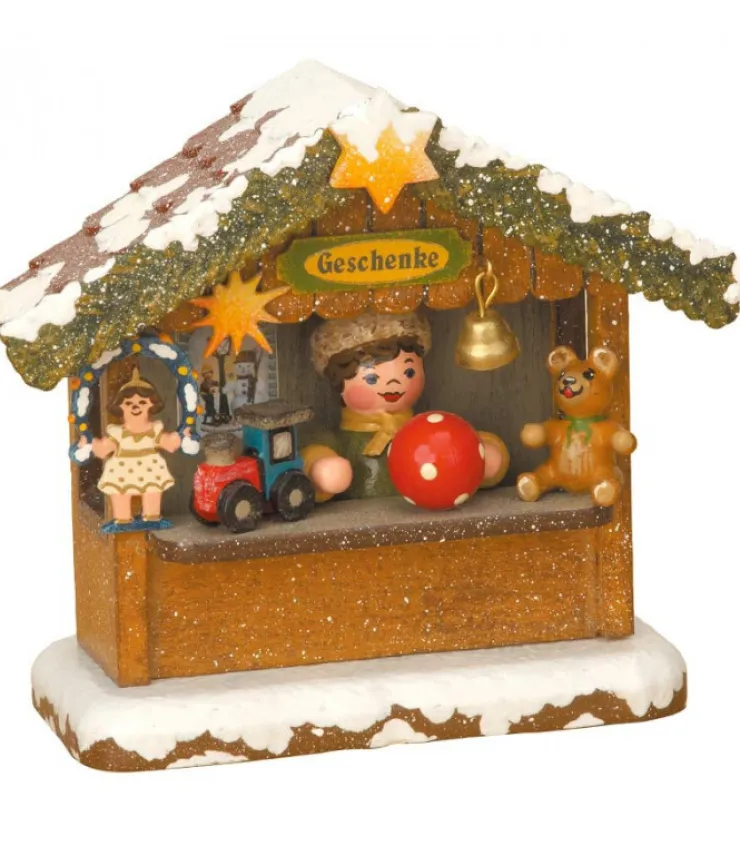 village_nol_miniature_chalet_marche_de_nol_vendeur_de_jouets_0.webp Hubrig, figurines pour enfant Village Noël Miniature, Chalet Marche De Noël Vendeur De Jouets