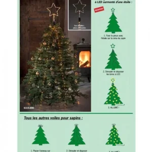 Konstsmide, guirlandes lumineuses de Noël Voile Guirlande Pour Sapin De Noël, 250 Diodes Led